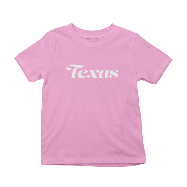 Texas Toddler Retro Type T-shirt