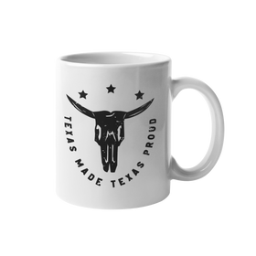Texas Skull Mug