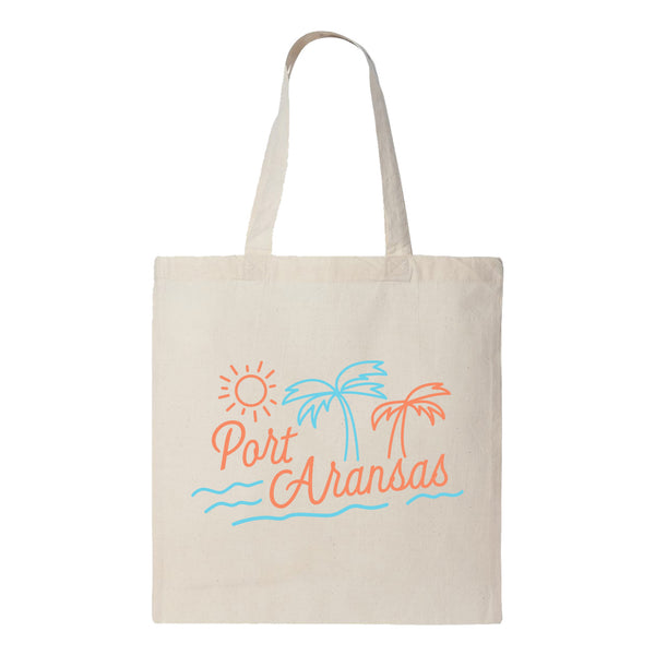 Port Aransas Texas - Sun Tote Bag