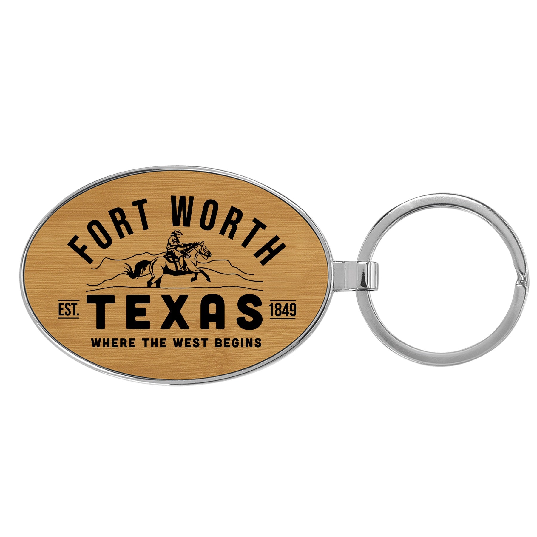 Texas Racing Keychain Fort Worth - Made in Texas Co.