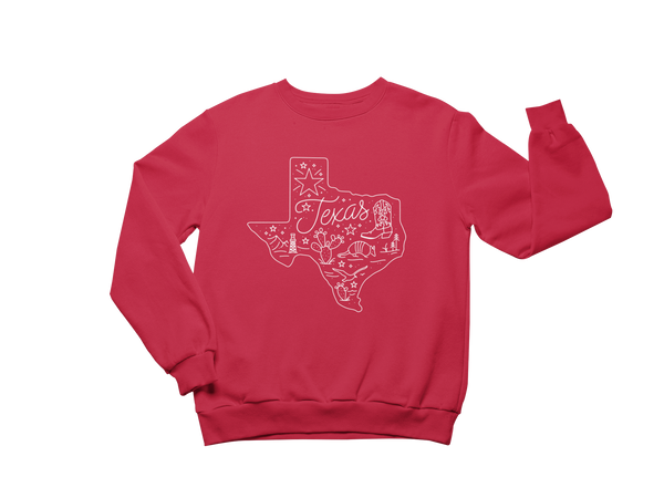 Around Texas Sweatshirt